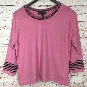 Norton McNaughton Crew Neck Sweater with Collar